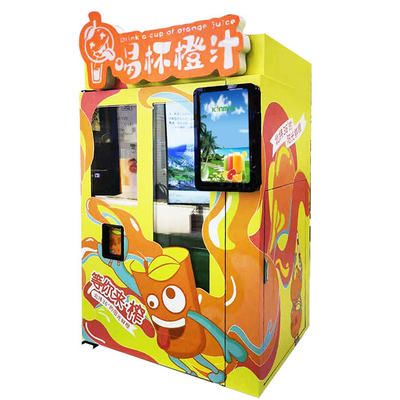 Het ozon Sterilazation Oranje Juice Vending Machine Apple betaalt Creditcard
